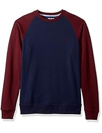IZOD Men 's Advantage rendimiento Bloque de color Crew forro polar