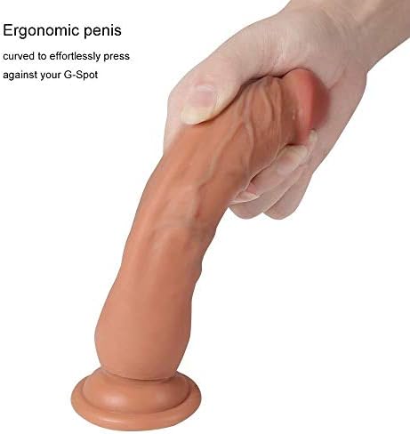 UEHGMD Huge dǐck Mini Thick Body-Safe Ergonomic Design Stick for Women Width All-PVC Huge Phàllus Women Massàgíng Wand