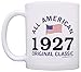 Birthday Gifts For All 90th Birthday Mug 1935 All American Classic American Flag 11oz Coffee Mug Tea Cup