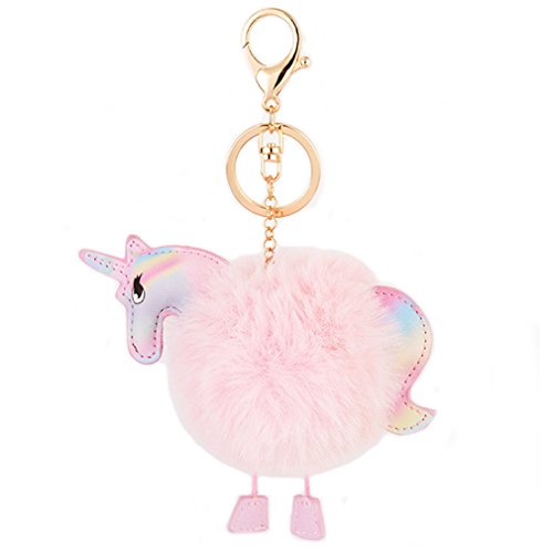 Cute unicorn keychain pendant bag charms handbag access…
