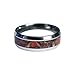 8mm Stainless Steel Silver Camo Ring for Men & Women LIFETIME WARRANTY, Comfort Fit, Wild Amber Blaze Orange Camo Ring ON SALE TODAY!