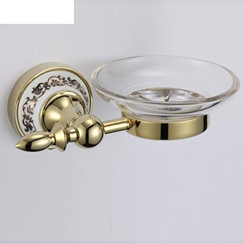 Gold-plated SOAP dish/SOAP rack/Bathroom hardware accessories-A