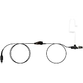 One-Wire In-Ear Earpiece Headset with Inline PTT and Microphone for Motorola SL Series Radios by EarHugger