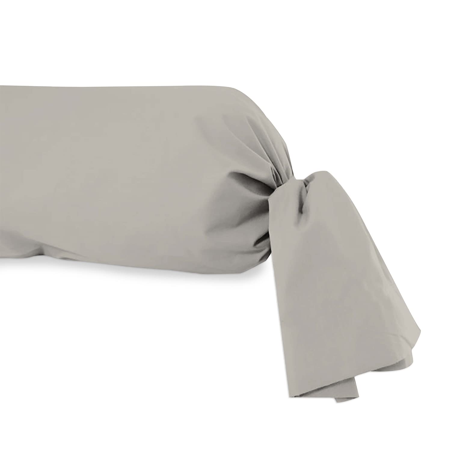 Soleil d'ocre, Bolster Pillow Case, Cotton 57 Threads, Linen, 45 x 185 cm