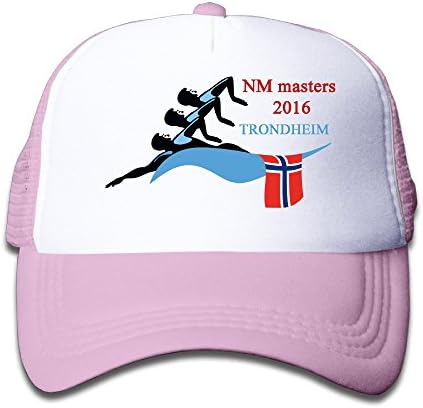 Pink Youth NM Swimming Masters 2016 Geek Adjustable Baseball Trucker Cap For Children One Size