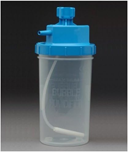 Oxygen Humidifier, Plastic nut-Latex free-3 psi-cs/50