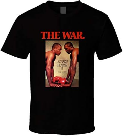 Marvin Hagler Vs Sugar Ray Leonard Retro 80's Boxing Fight T Shirt