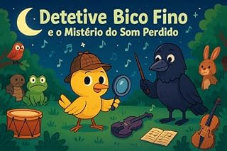 Livro O Mistério do Silêncio na Vila Harmonia: Uma Aventura Musical para Crianças de 4 a 8 Anos Descobrirem Como a Empatia Pode Salvar o Dia!" (detetive bico fino Livro 5)