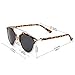 CHB Women's HD Mirrored Lens Creative Metal Frame Street Fashion Designer Polarized Sunglasses UV400 with Case