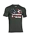Under Armour Men's Freedom BFL T-Shirt, Combat Green/White, Medium