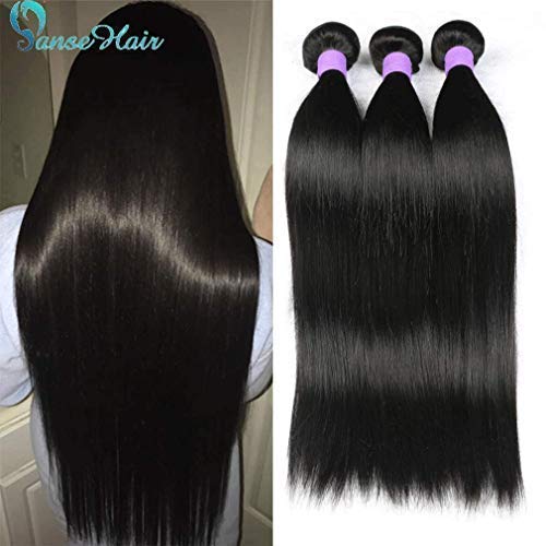 10A Peruvian Straight Virgin Human Hair 3 Bundles (16