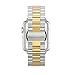 HUANLONG Solid Stainless Steel Band Compatible with Apple Watch 49mm 46mm 45mm 44mm 42mm 41mm 40mm 38mm, Metal Strap for iWatch Series Ultra/Ultra2/10/9/8/7/6/5/4/3/2/1 SE Women and Men(Silver/Gold 42mm/44mm/45mm/46mm/49mm)