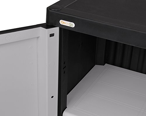 2er Set Kunststoffschrank und Beistellschrank Ondis24 Universalschrank