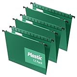 Plastic Hanging File Folders,Letter Size,Reinforced