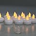 IMAGE Floating Candles, Flameless Floating LED Tea Lights 12 Pack Waterproof Tealight Candles for Wedding Party Spa Home Indoor Outdoor Decor-Yellow