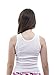 Rossette Girls Cotton White Camisole Undershirts - Pack of 2 (6, White)