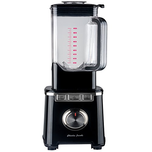 Charles Jacobs Pro-Series Industrial Strength Blender - Powerful 2000W Juicer, Grinder, Ice Crusher, Smoothie Maker with Large 2L Pitcher Jug - Choice of Colors