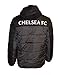 Chelsea Fc Jacket Youth Soccer Light Down Padded Zip up Hoodie (YL)