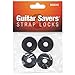 Guitar Savers Premium Strap Locks (2 Pair) - Black