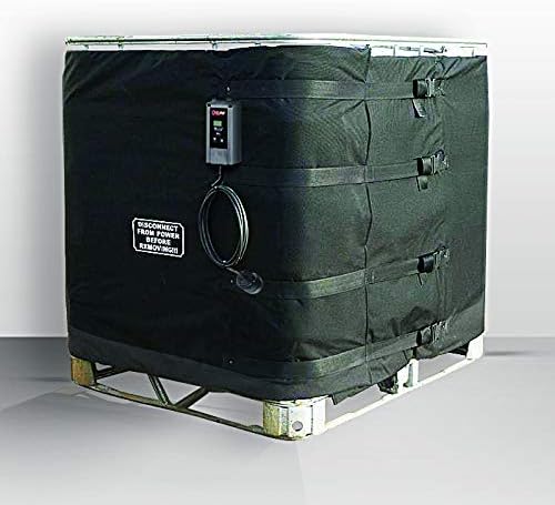 Custom Heaters and Research - IBC Tote Heater - 330 Gallon - 120V - 1800W, Digital Temperature Control, Water Resistant,Manufacturer Direct, Made in the USA