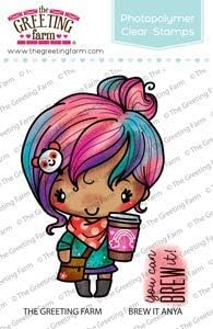 The Greeting Farm Clear Stamp Set - Brew It Anya