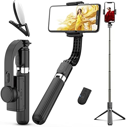 Houselog Gimbal Stabilizer for Phone Bluetooth Selfie Stick Tripod
