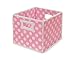 Folding Fabric Nursery Basket Storage Cube with Handle