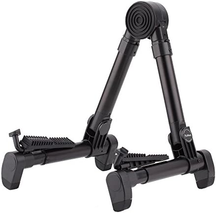 Mobiz Guitar Stand Universal Folding A Frame use for Acoustic, Electric, Bass Guitars (Black)