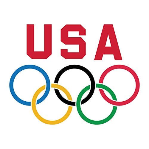 USA Olympic Rings Temporary Tattoos Pack Of 25 Skin Safe MADE IN
