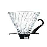 Hario V60 Glass Coffee Dripper (Size 02, Black) (Kitchen)