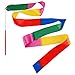 MAGICMAI Dance Ribbons Streamers Rhythmic Gymnastics Ribbon Wands Rods for Children Art Dances, Baton Twirling, 10 Pieces