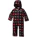 Columbia Kid's Snowtop Ii Bunting Outerwear, Mountain Red Lumberjack Plaid, 6-12 months