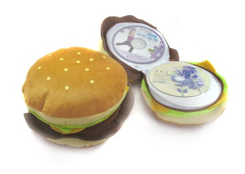 Hamburger Shape CD Storage Case Bag-24-disc