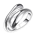 IEnkidu 925 Sterling Silver Necklace Earring Ring Bangle Set for 4 Pcs