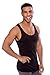 Men's Ribbed Tank Top - 3 Pack Undershirt In Bamboo Viscose by Texere (Black, Large) Christmas Gift For Husband Dad Son MB6304-BLK-L