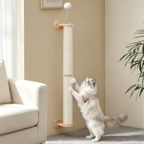 EMUST Wall Mounted Cat Scratcher 33 Sisal Kitten