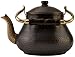 DEMMEX Handmade Heavy Gauge 1mm Thick Turkish Copper Tea Pot Kettle Stovetop Teapot, LARGE 3.1 Qt - 2.75lb (Antiqued Copper)