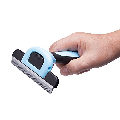 Sukuos Pet Brush for Shedding, Dog Grooming Brush, Cat Hair Comb, Professional Pet Grooming Tool for Pets / Dogs / Cats Fur, Effectively Reduces Shedding By Up To 95%
