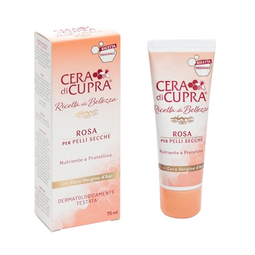 Cera di Cupra, Pink Traditional Formulation Cream with Beeswax, Rich in Protective Components, Anti-Ageing Action, Made in Italy, Dermatologically Tested, 75 ml Tube