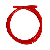 Outlaw Racing Fuel Gas Fuel Line Hose Tube 3Ft ¼" Inner Diameter for Chainsaw Motorcycle ATV Snowmobile PWC Jet Ski - Made of Polyurethane-Red