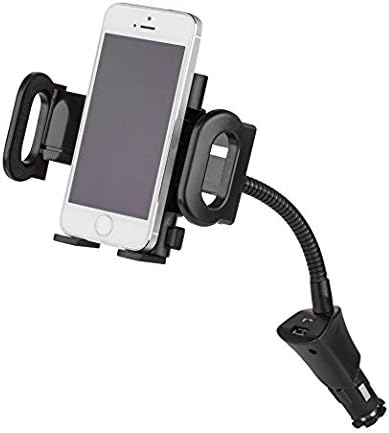 AuMoHall Car Phone Car Mount Holder with Dual USB 2A Car Charger with Over Current Protection universal for Smartphone