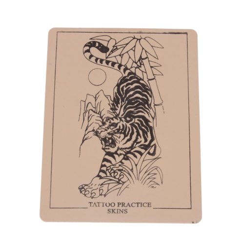 5 x Sheets of Assorted Mixed Designs Tattoo Tattooing Practice Skins for Needle Machine Supply 8 X 6 Inch