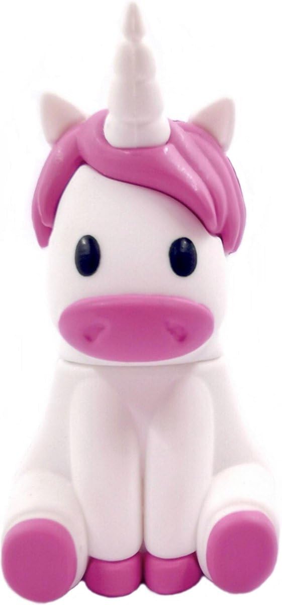 Unicorn 64GB Pretty Sweet Cute USB Thumb Flash Pen Drive Memory Stick Data Storage Unique Original Design Pink White