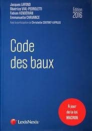 Code des baux, 2016