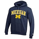Michigan Wolverines Hooded Sweatshirt Navy - L