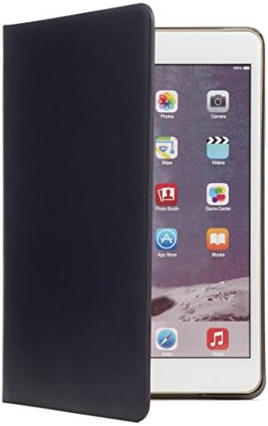 Everything Tablet Apple iPad Air 2 Handmade Italian Leather Smart Case Durable Auto Sleep/Wake Function Light Weight - Midnight Navy