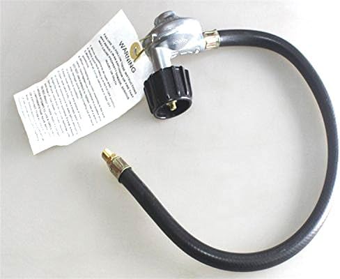21" Hose and Regulator with 1/8" NPT Male Thread with QCC1 connection Replacement for Weber Spirit 500 &amp; 700, Genesis 1000-5000, and Platinum I &amp; II gas grills