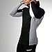 EU Mens Workout Full Zip Hoodie Gym Sweatshirts with Zipper Pockets Jackets Medium Black Grey