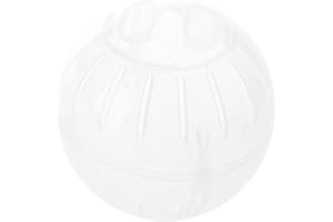 YUANHOLUMID Transparent Hamster Exercise Balls 3.9 Inch Diameter Quiet Spinner Dwarf Hamster Running Exercise Ball for Gerbils Small Animals,Small Animal Toys