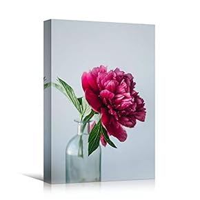 signwin Canvas Wall Art Pink Flower Portraiture Colorful...